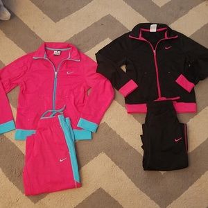 Girls jacket @ sweatpants lot youth medium Nike